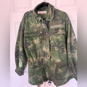 Free People Camo Jacket